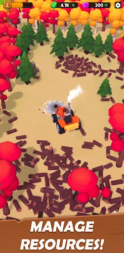 Gameplay screenshot 2 from Lumber GO! - Arcade game
