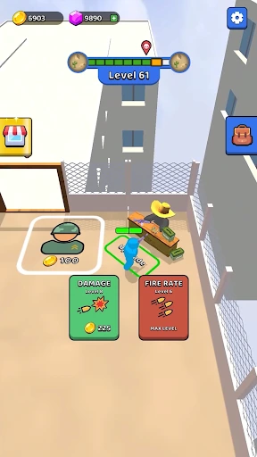 Gameplay screenshot 2 from Zombie Defense: War Z Survival - Arcade game