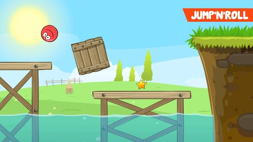 Gameplay screenshot 2 from Red Ball 4 - Arcade game